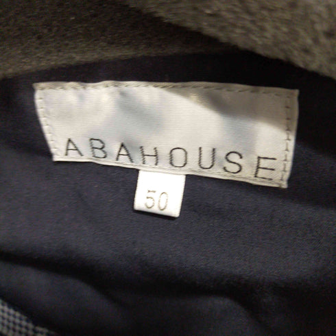 アバハウス ABAHOUSE スタンドカラー ジップシャツ メンズ JPN:50