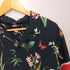 パクサン PACSUN 00S 花モチーフプリント オープンカラーシャツ メンズ M