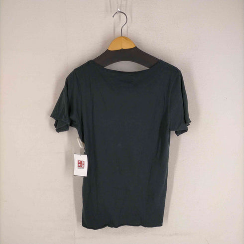 アニエスベー agnes b. PARIS 11S ラウンドネック ラバープリント Tシャツ レディース JPN:1