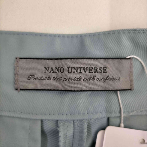 ナノユニバース NANO universe ベルトディテールパンツ レディース FREE