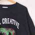 LAZY GOD CHILL CREATIVE プリント クルーネックTシャツ メンズ み
