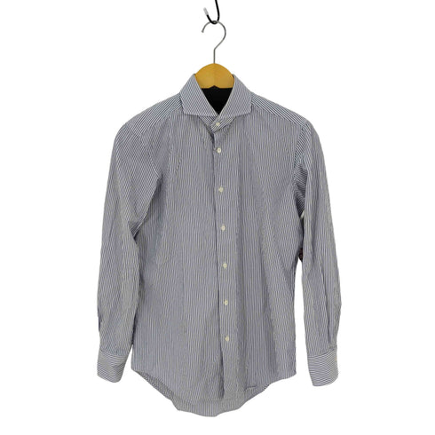 メーカーズシャツカマクラ Makers Shirt 鎌倉 ストライプシアサッカーシャツ メンズ 14