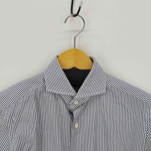メーカーズシャツカマクラ Makers Shirt 鎌倉 ストライプシアサッカーシャツ メンズ 14