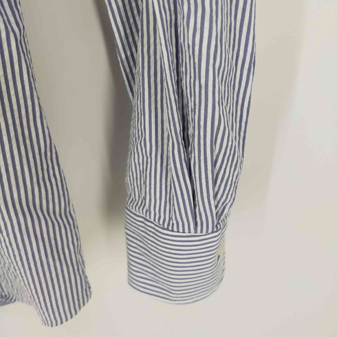 メーカーズシャツカマクラ Makers Shirt 鎌倉 ストライプシアサッカーシャツ メンズ 14