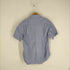 コムデギャルソンオム COMME des GARCONS HOMME 11SS シャンブレー ステッチデザイン ギャザー 半袖シャツ レディース JPN:XS