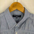 コムデギャルソンオム COMME des GARCONS HOMME 11SS シャンブレー ステッチデザイン ギャザー 半袖シャツ レディース JPN:XS
