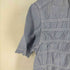 コムデギャルソンオム COMME des GARCONS HOMME 11SS シャンブレー ステッチデザイン ギャザー 半袖シャツ レディース JPN:XS