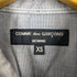 コムデギャルソンオム COMME des GARCONS HOMME 11SS シャンブレー ステッチデザイン ギャザー 半袖シャツ レディース JPN:XS