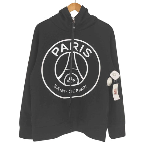パリサンジェルマン PARIS SAINT GERMAIN フロントロゴプリントジップパーカー メンズ JPN:M