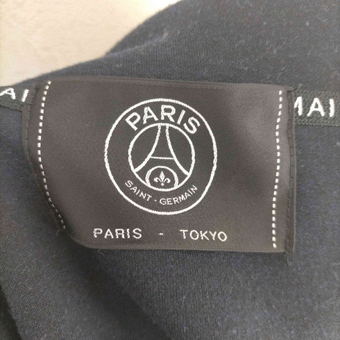 パリサンジェルマン PARIS SAINT GERMAIN フロントロゴプリントジップパーカー メンズ JPN:M