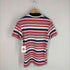 メゾンキツネ MAISON KITSUNE ボーダー柄 リブ クルーネックTシャツ メンズ JPN:S