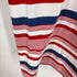 メゾンキツネ MAISON KITSUNE ボーダー柄 リブ クルーネックTシャツ メンズ JPN:S