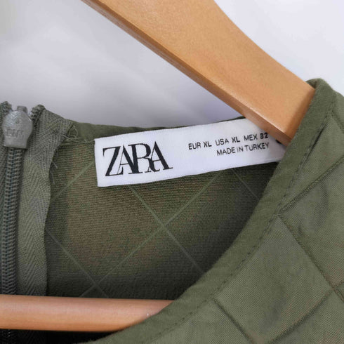 ザラ ZARA Contrast Quilting Blouse コントラスト キルティング ブラウス レディース import:XL