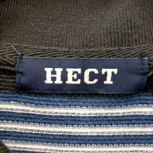 モノマート MONO-MART HECT ボーダー柄ポロシャツ メンズ JPN:M