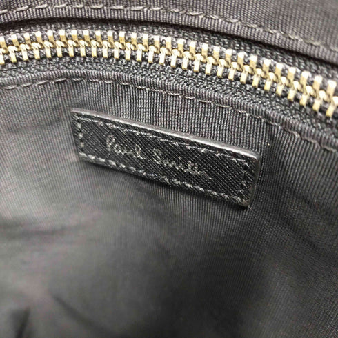ポールスミス Paul Smith 2WAY ロゴプレート A4 オールレザービジネストートバック ショルダーバッグ メンズ