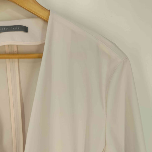 セオリーリュクス theory luxe SYCAMORE ノーカラージャケット レディース 38