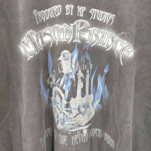 メゾンプリンス mason prince ヴィンテージ加工 ヘビーオンス バンドプリントTシャツ メンズ 4