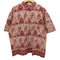 JAVA BATIK ショートスリーブ 総柄シャツ メンズ X-LARGE