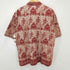 JAVA BATIK ショートスリーブ 総柄シャツ メンズ X-LARGE