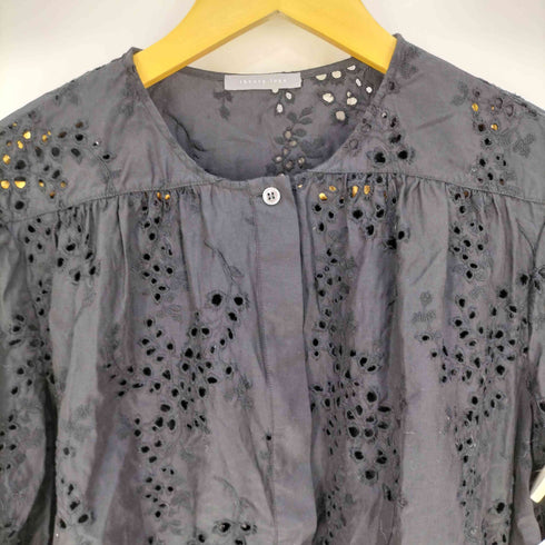 セオリーリュクス theory luxe FLORAL EYELET アイレット レースブラウス レディース 38