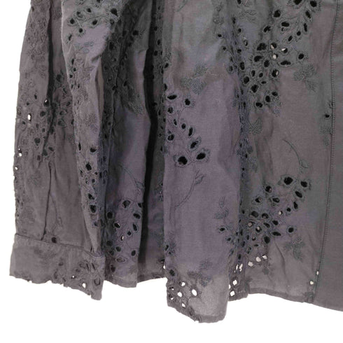 セオリーリュクス theory luxe FLORAL EYELET アイレット レースブラウス レディース 38