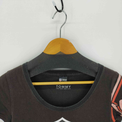 トミーヒルフィガー TOMMY HILFIGER アメリカンフットボール フロントプリントワンピース レディース import:S