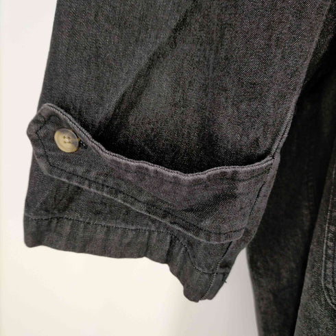 デニムアンドコー Denim&Co トグルボタン フーデッドデニムコート メンズ 3X