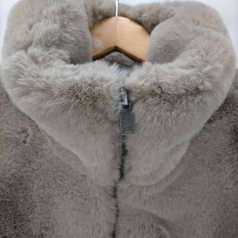 ザラ ZARA New Zara Faux Fur Jacket ボアジャケット メンズ JPN:XL