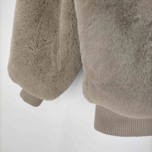 ザラ ZARA New Zara Faux Fur Jacket ボアジャケット メンズ JPN:XL