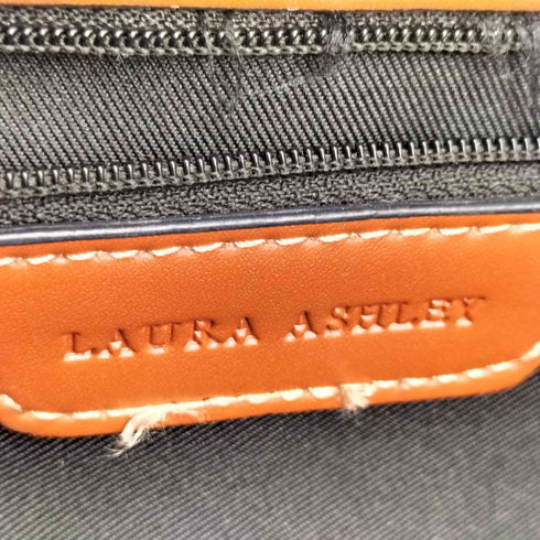 ローラアシュレイ LAURA ASHLEY フェイクレザー ハンドバッグ レディース