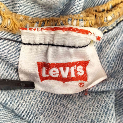 リーバイス LEVI STRAUSS&CO 501 ボタンフライ ダメージ デニム パンツ レディース