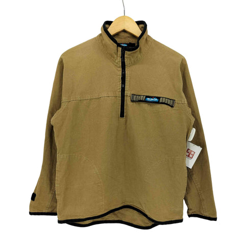 カブー KAVU USA製 ダック地 ハーフジップ スローシャツ メンズ import:S
