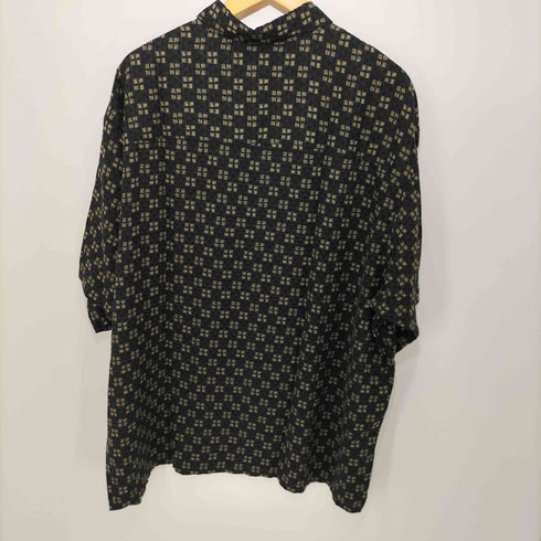 ピューリタン PURITAN 90S 幾何学模様 オーバーサイズ半袖シャツ メンズ 2XL