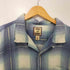 トミーバハマ Tommy Bahama 90S 総シルク チェック オープンカラーシャツ メンズ XL