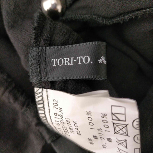 トリト TORI-TO 23SS フリルブラウス レディース JPN:M