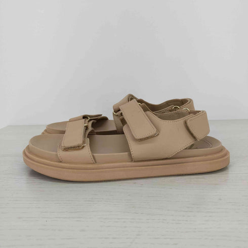ザラ ZARA ストラップレザーサンダル レディース JPN:38