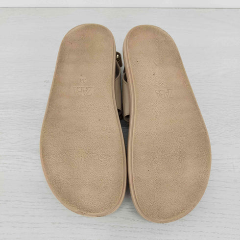 ザラ ZARA ストラップレザーサンダル レディース JPN:38