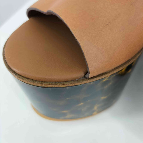 シーバイクロエ SEE BY CHLOE オープントゥ ウェッジソール 厚底サンダル レディース EUR:35