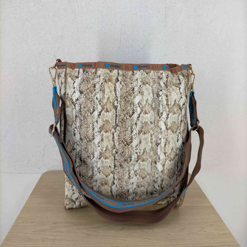 レスポートサック LeSportsac 2way パイソン柄 LG 2 ZIP POCKET TOTE レディース