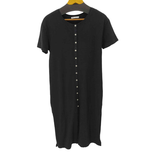 ザラ ZARA Black Dress ノーカラーロングワンピース レディース JPN:S