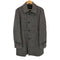 ハリスツイード Harris Tweed TEIZIN mens shop ヘリンボーンツイル ウールステンカラーコート メンズ JPN:L