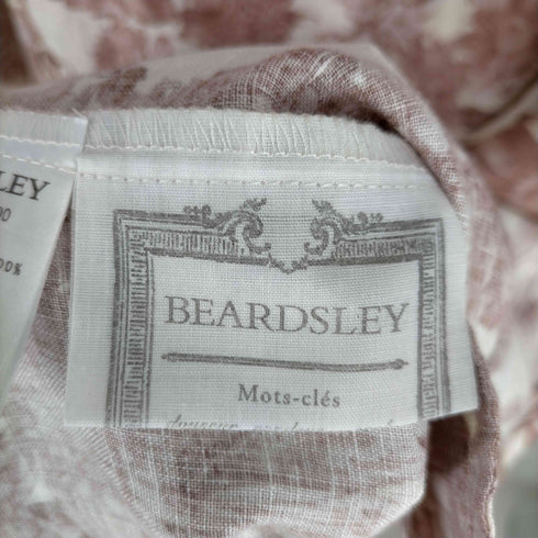 ビアズリー BEARDSLEY リネンプリント羽織ワンピース レディース FREE