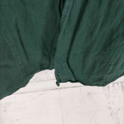 ザラ ZARA リネン混 Vネック 半袖ワンピース レディース import:S
