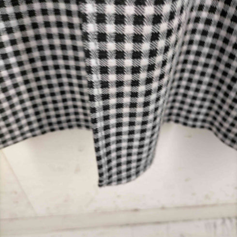 ザラ ZARA チェック柄 スリット S半袖ワンピース レディース JPN:S