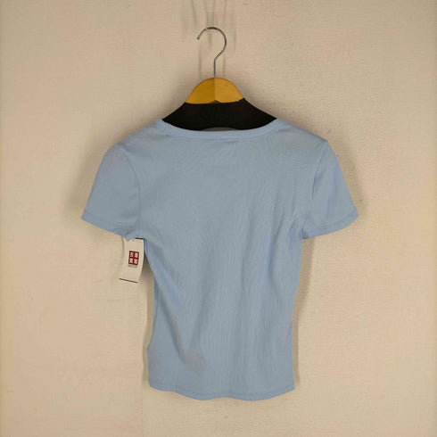 ギャップ Gap 23SS ロゴ刺繍 クルーネックTシャツ チビT レディース JPN:S