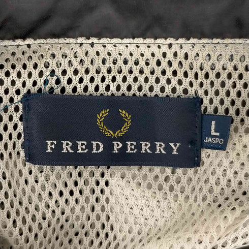 フレッドペリー FRED PERRY 裏地メッシュ ワンポイント刺繍ブルゾン メンズ JPN:L