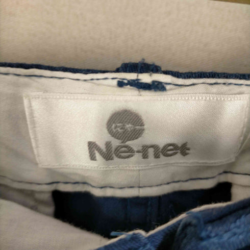 ネネット Ne-net 総柄 テーパードパンツ ワークパンツ レディース JPN:1
