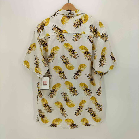 DIRECTION 開襟 フルーツ柄 オープンカラー シャツ メンズ JPN:XL