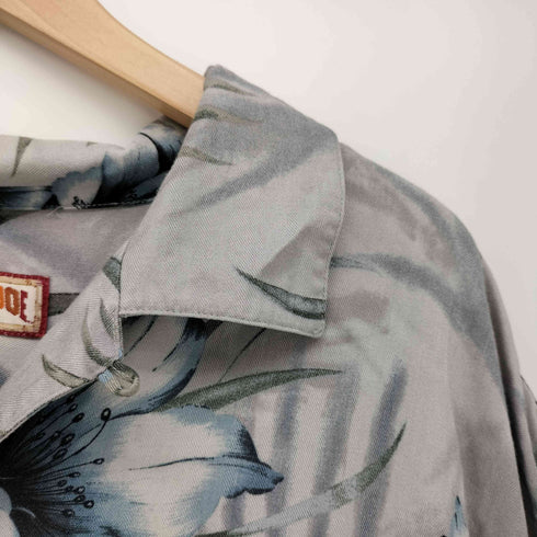 カリビアンジョー CARIBBEAN JOE 90S レーヨン オープンカラー 開襟アロハシャツ メンズ JPN:XXL