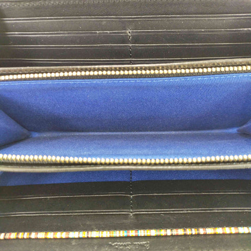 ポールスミス Paul Smith ラウンドジップ レザー長財布 メンズ